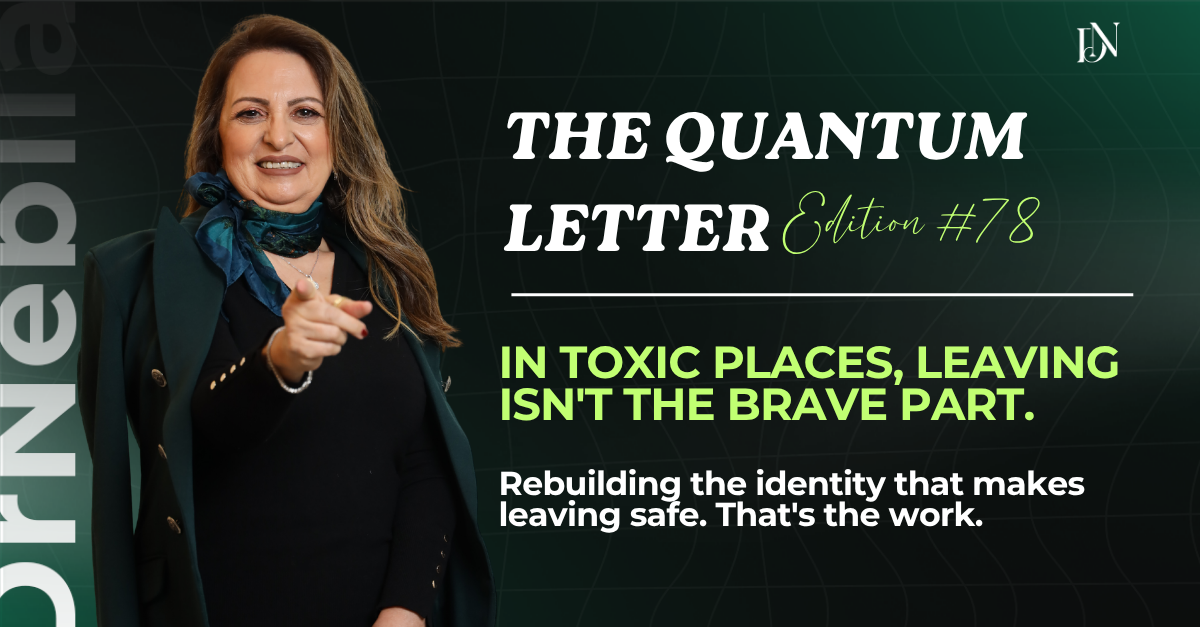 In Toxic Workplaces, Leaving Isn't the Brave Part.